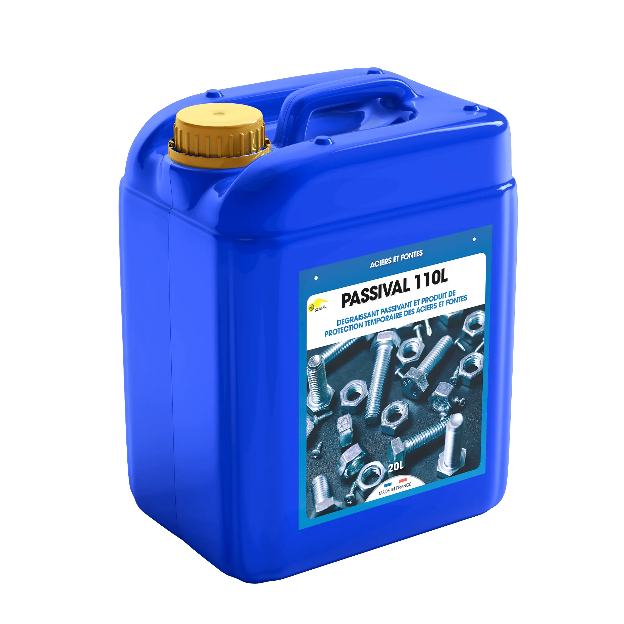 PASSIVAL 110L_ Passivant et dégraissant pour acier et fonte