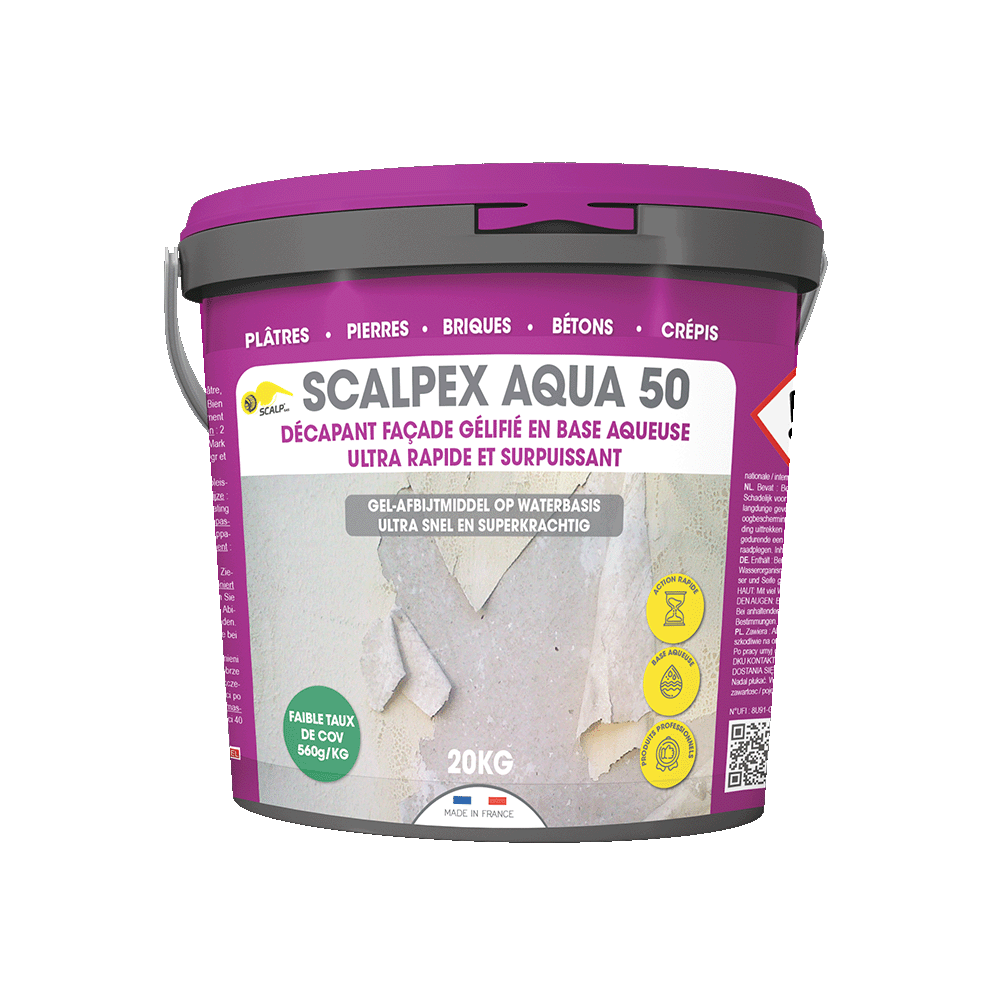 scalpex aqua 50 Décapant façade surpuissant