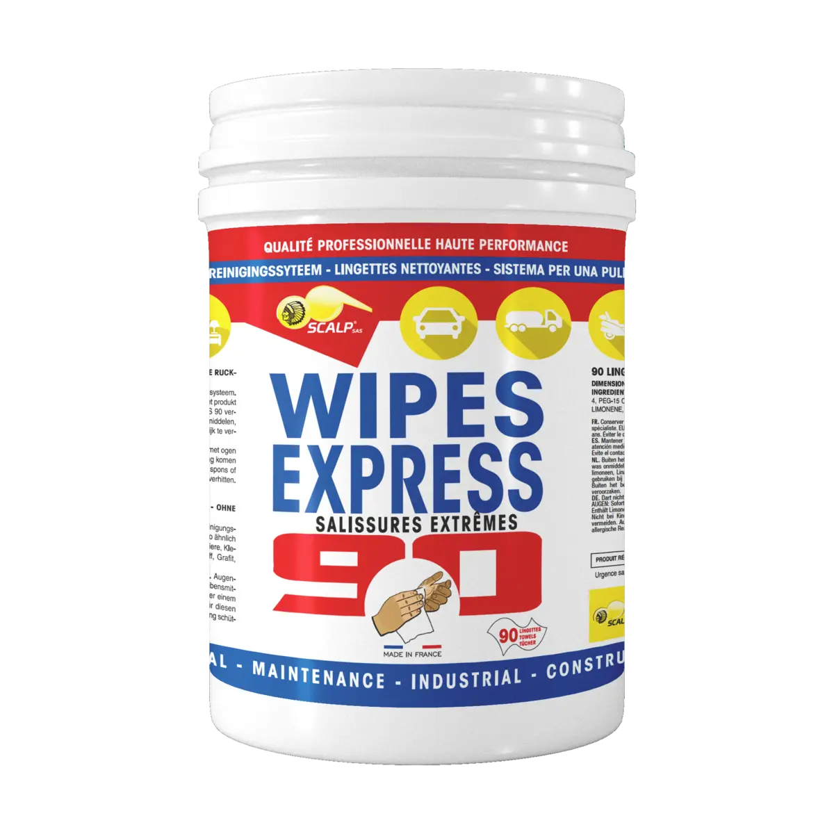 lingettes nettoyantes professionnelles