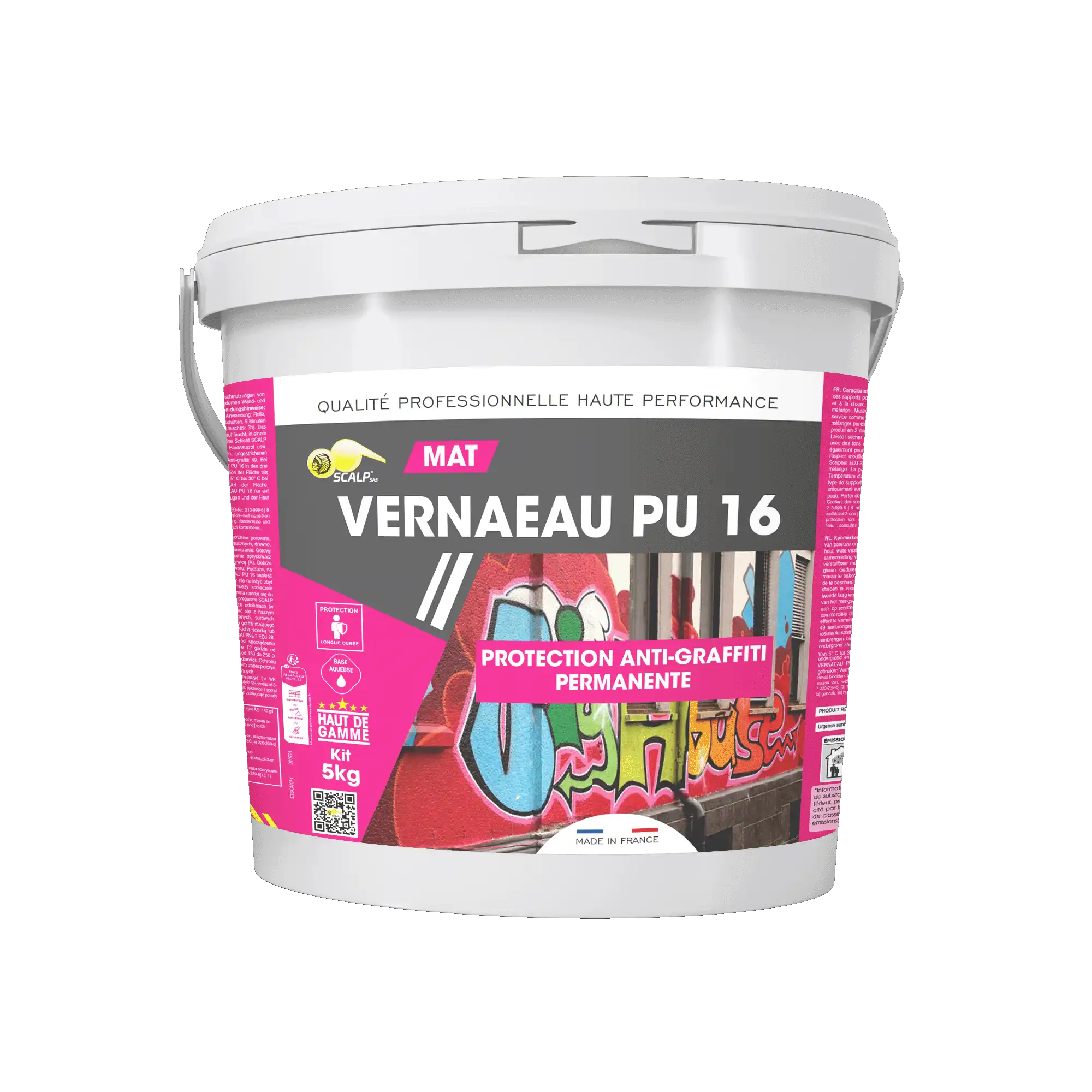 vernaeau pu 16 Protection anti-graffitis permanente