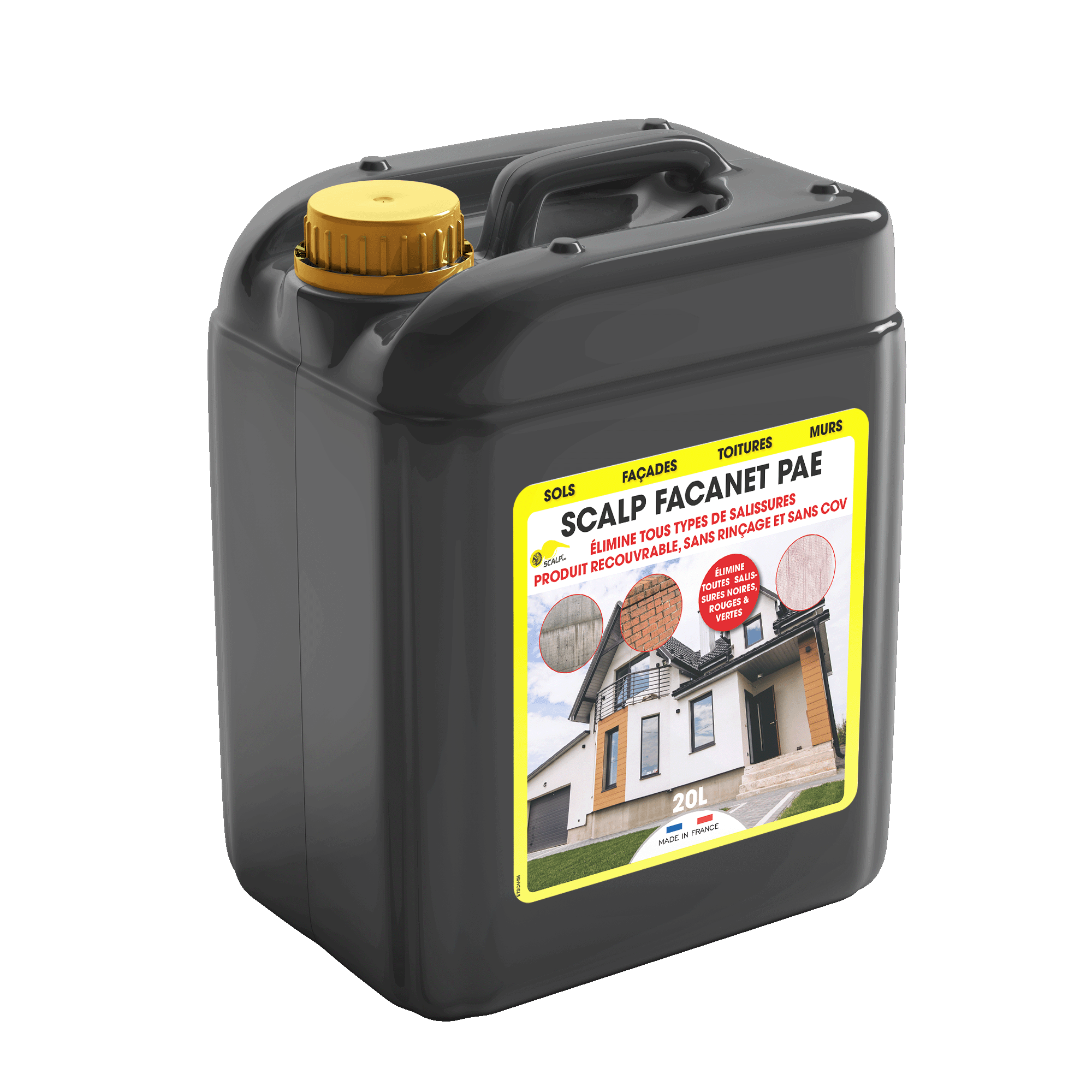 facanet pae_20L Nettoyant façade sans rinçage