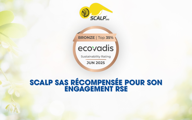 SCALP SAS obtient une médaille EcoVadis